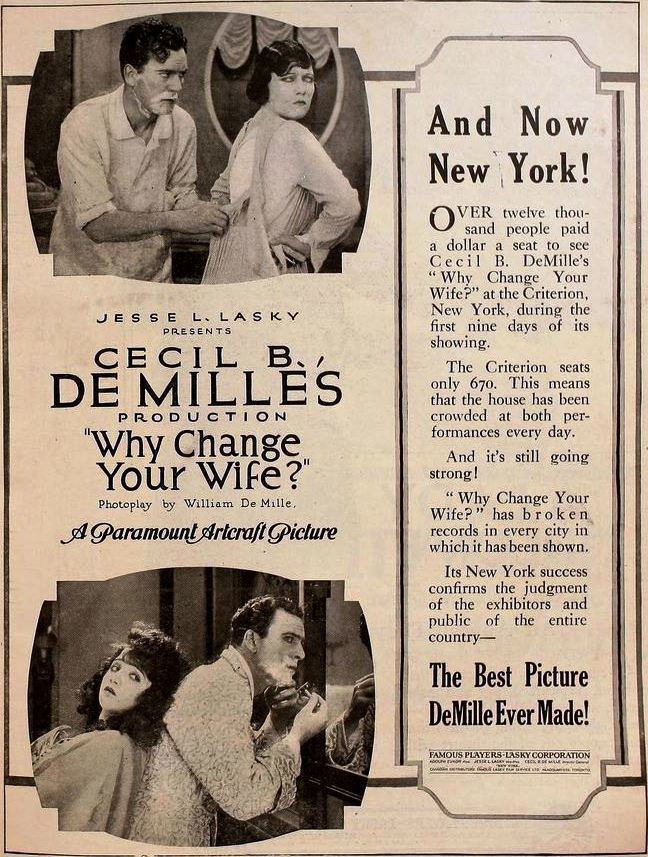 Why Change Your Wife 1920