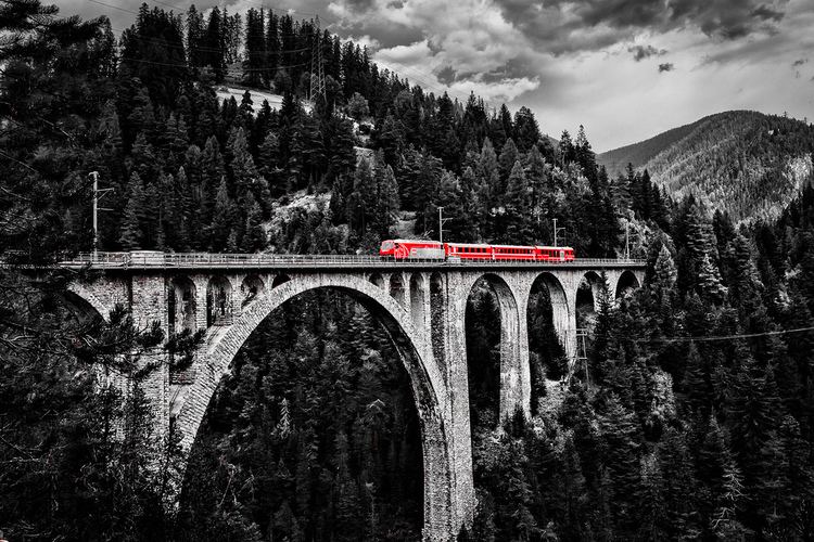 Wiesen Viaduct Wiesen Viaduct popped During our stay in Klosters this s Flickr