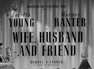 Wife, Husband and Friend movie poster