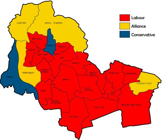 Wigan Metropolitan Borough Council election, 1982