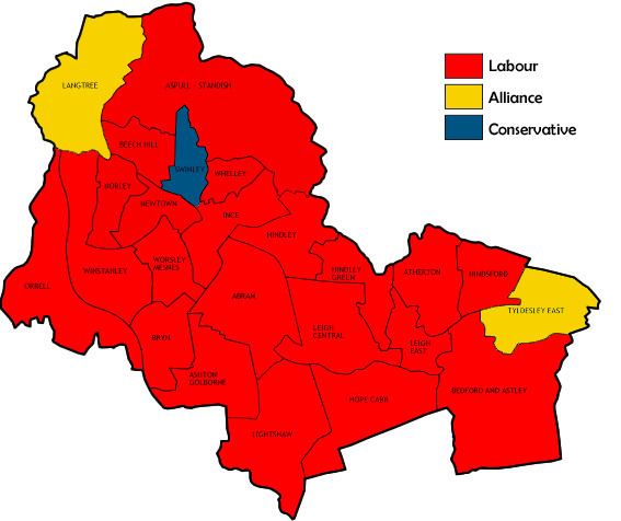 Wigan Metropolitan Borough Council election, 1983