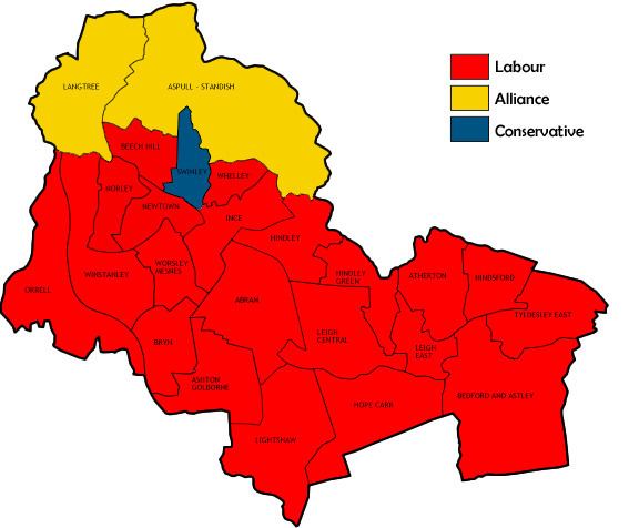 Wigan Metropolitan Borough Council election, 1984
