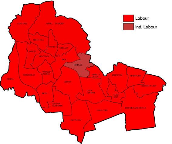 Wigan Metropolitan Borough Council election, 1995