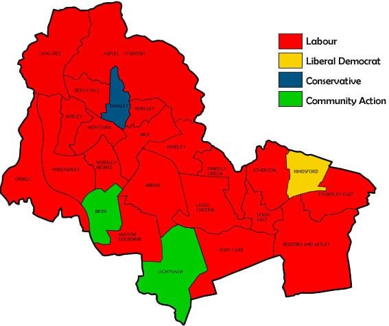 Wigan Metropolitan Borough Council election, 2002