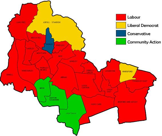 Wigan Metropolitan Borough Council election, 2003