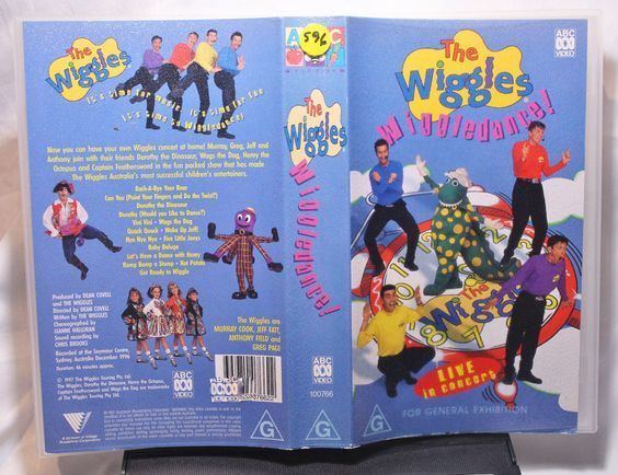 Wiggledance! ABC THE WIGGLES WIGGLEDANCE LIVE IN CONCERT CHILDRENS VIDEO VHS