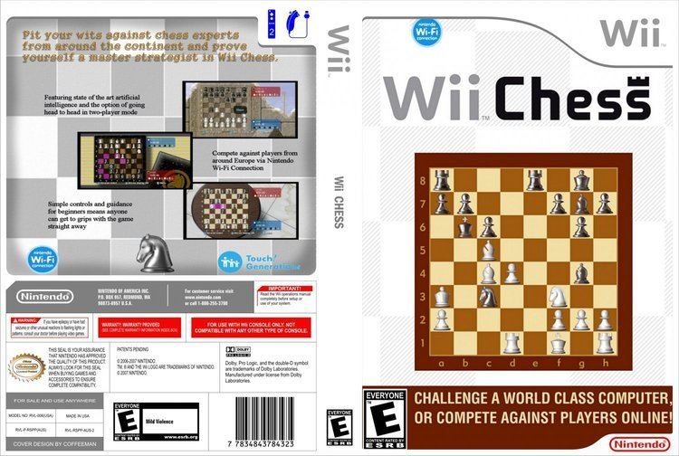 Wii Chess Wii Chess Nintendo Wii Game Covers Wii Chess DVD Covers