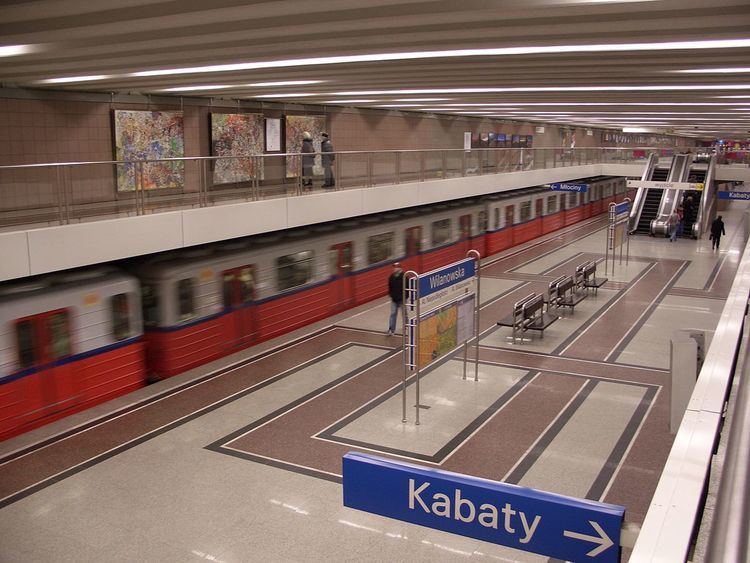 Wilanowska metro station