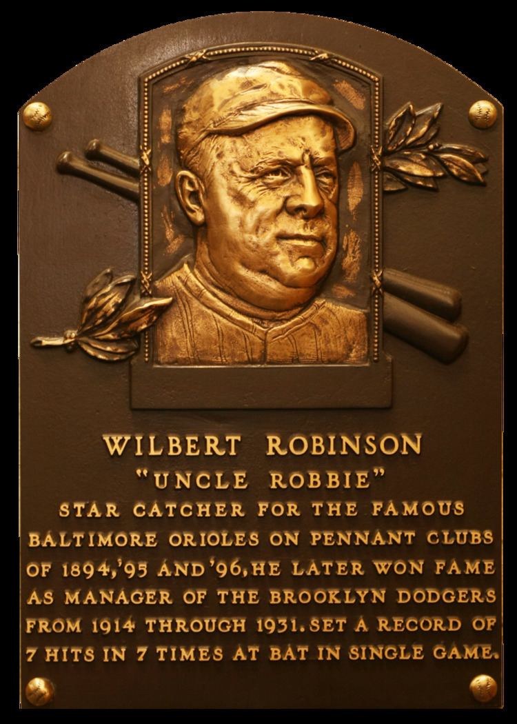 Wilbert Robinson Robinson Wilbert Baseball Hall of Fame