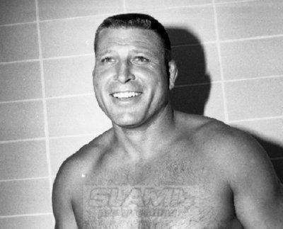 Wilber Snyder The Champ Professional Wrestler  Unseen Oettinger Photograph 1950's