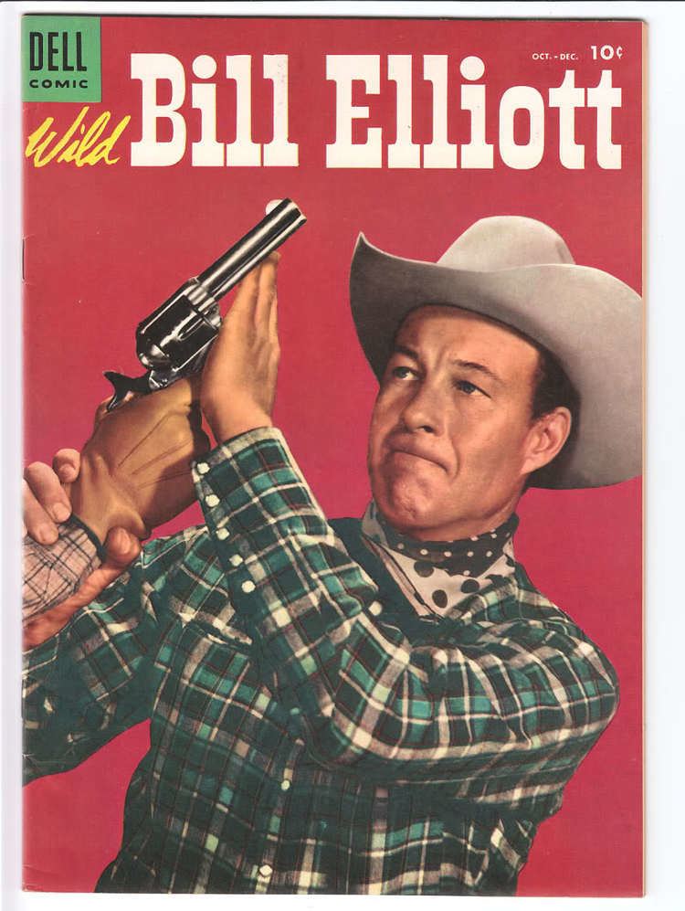 Wild Bill Elliott WILD BILL ELLIOTT 15 Dell Western Comic 1954 FNVFN