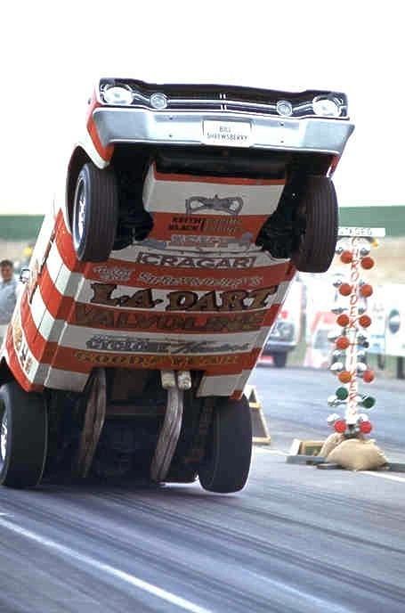 Wild Bill Shrewsberry Drag Racing Picture of the Day The LA Dart gets all four