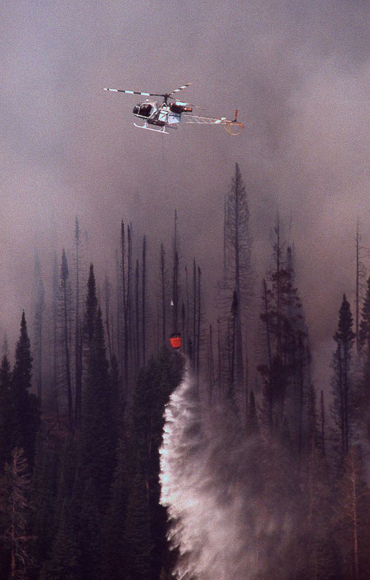 Wildfire suppression equipment and personnel
