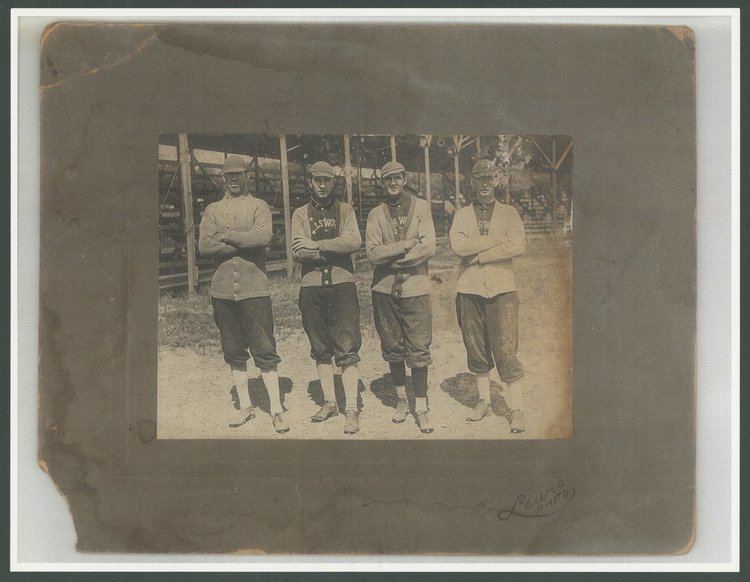 Wiley Taylor Wiley Taylor and three other baseball players in Ellsworth Kansas