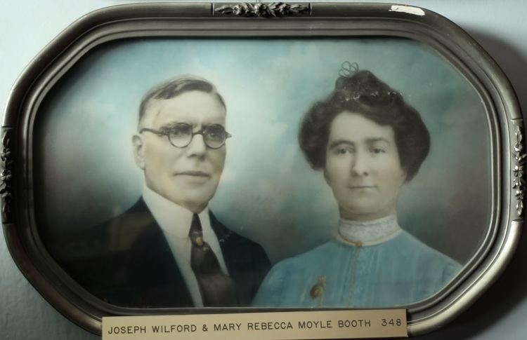 Wilford Booth Utah North Company Joseph Wilford Booth and his wife Mary Rebecca