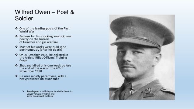 Wilfred Owen Annotating analysing poetry ww1 wilfred owen