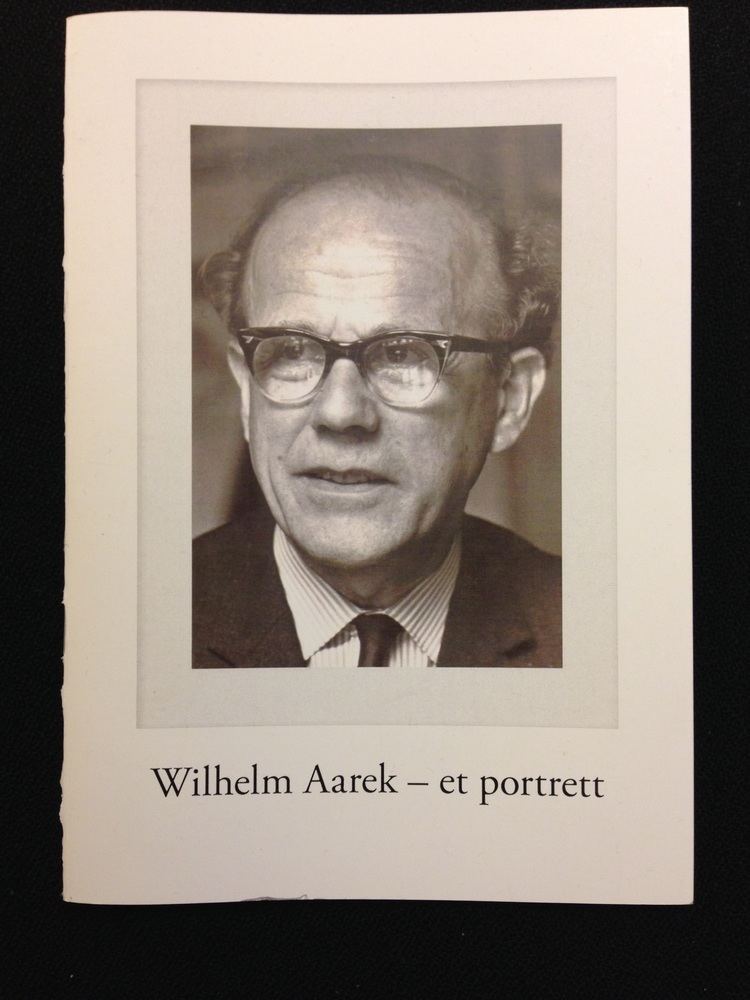 Wilhelm Aarek Wilhelm Aarek et portrett Kvekersamfunnet