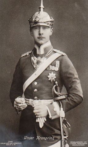 Wilhelm, German Crown Prince Kronprinz Wilhelm von Preussen The German Crown Prince