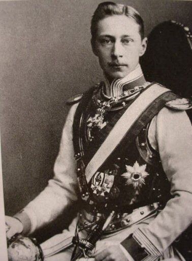 Wilhelm, German Crown Prince The Kaiser Whilhelm II Cufflink Set