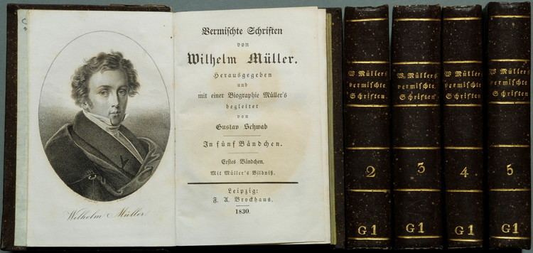 Wilhelm Müller FileWilhelm Mller Vermischte Schriften 1830jpg Wikimedia Commons