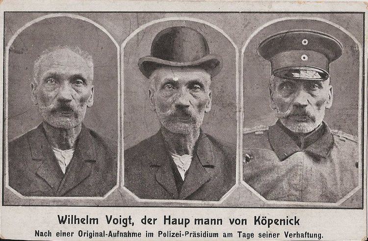 Wilhelm Voigt IMPOSTORES QUE HICIERON HISTORIA o la inspiracin del