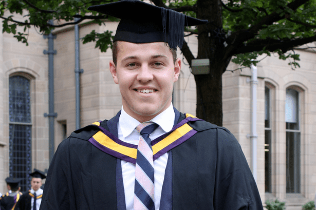 Will Addison Will Addison Sale Sharks rugby player graduates from