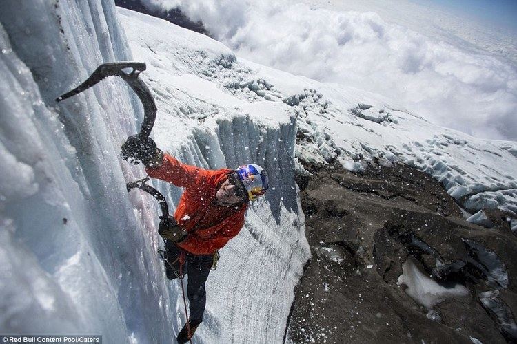Will Gadd Climber Will Gadd scales some of last remaining ice at