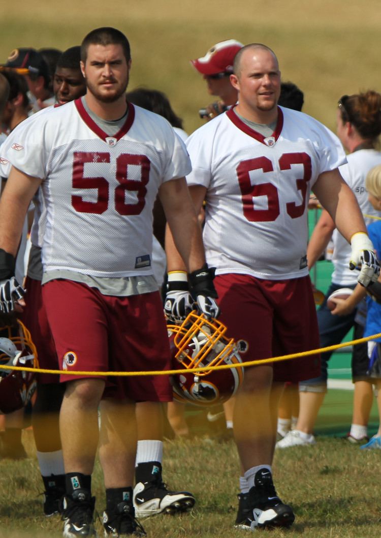 Will Montgomery FileRedskins erik cook and will montgomery 2011jpg