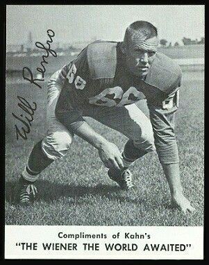 Will Renfro Will renfro 19322010 american footballer who played as a offensive