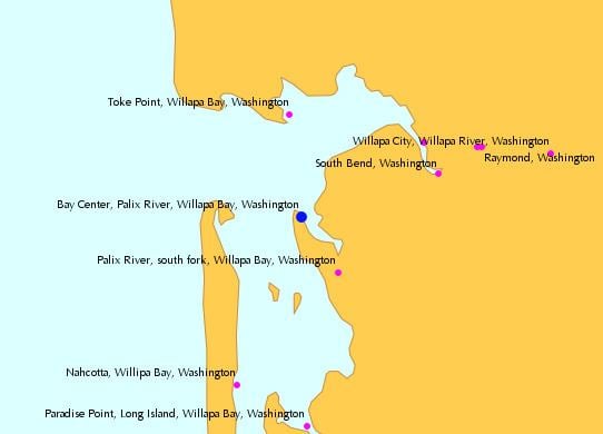 Willapa Bay Bay Center Palix River Willapa Bay Washington Tide Chart