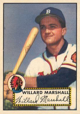 Willard Marshall 1952 Topps Willard Marshall 96 Baseball Card Value Price Guide