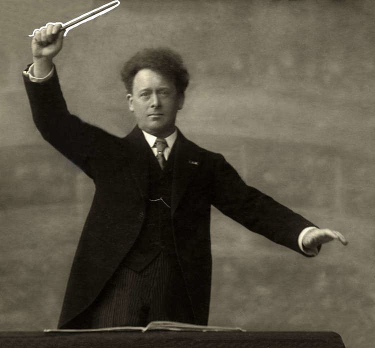 Willem Mengelberg De dirigent van het Concertgebouworkest Willem Mengelberg