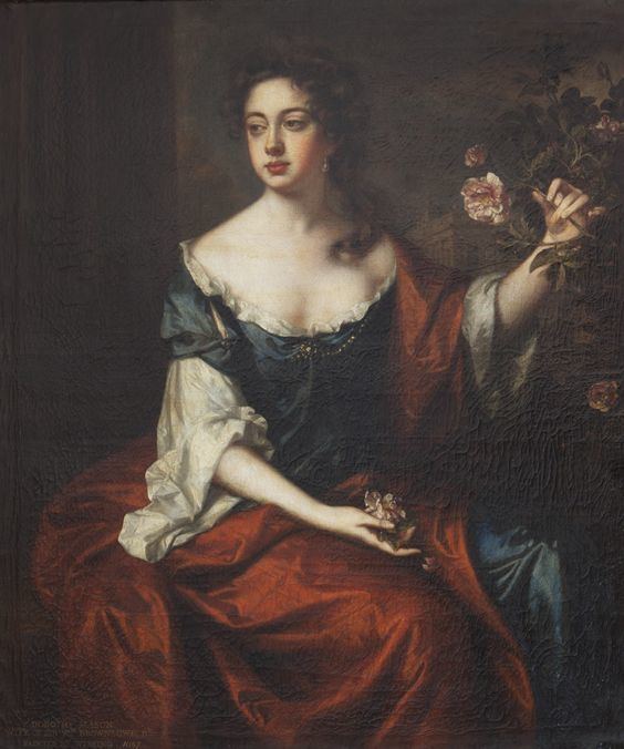 "Dorothy Mason, Lady Brownlow" (1687) by Willem Wissing