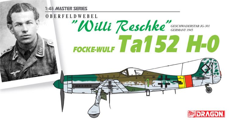 Willi Reschke DX3908 Exclusives 148 FOCKEWULF Ta 152H0 quotWilli