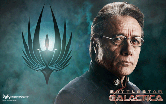 William Adama What Battlestar Galactica Can Teach Us About the Militarization of