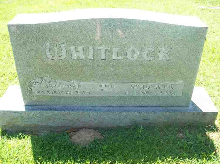 William Arthur Whitlock William Arthur Whitlock 1903 1972 Find A Grave Memorial