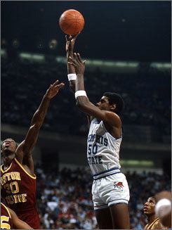 William Bedford (basketball) William Bedford shooting during the Sweet 16 in 1985 played on the