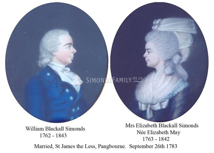 William Blackall Simonds William Blackall Simonds 17621834 Simonds Website