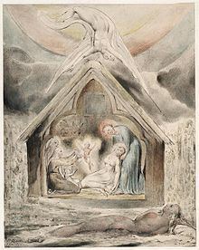 William Blake's illustrations of On the Morning of Christ's Nativity httpsuploadwikimediaorgwikipediacommonsthu