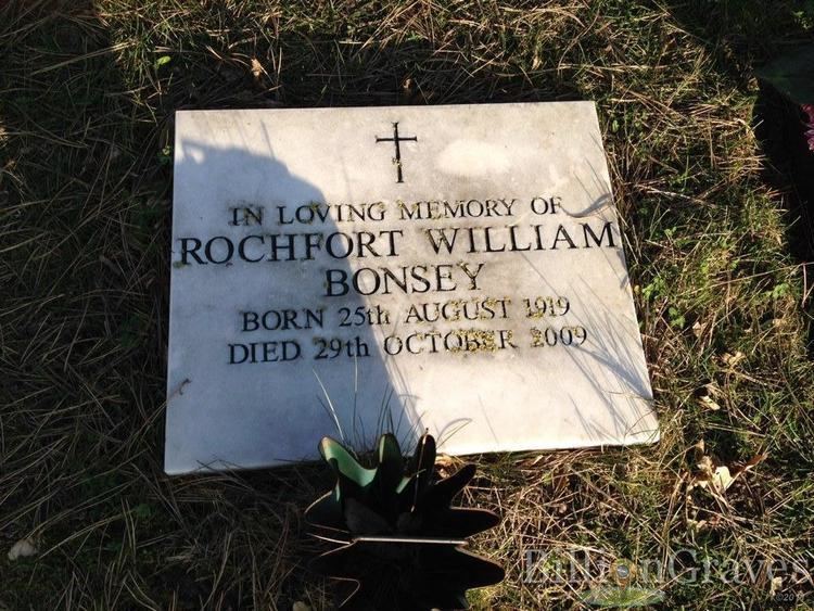 William Bonsey Grave Site of Rochfort William Bonsey 19192009 BillionGraves
