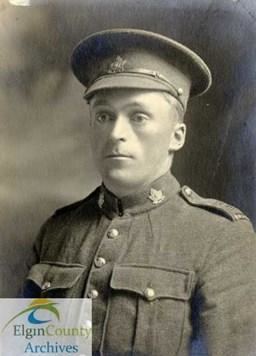 William Bowes (soldier) George William Bowes Elgin County The Great War