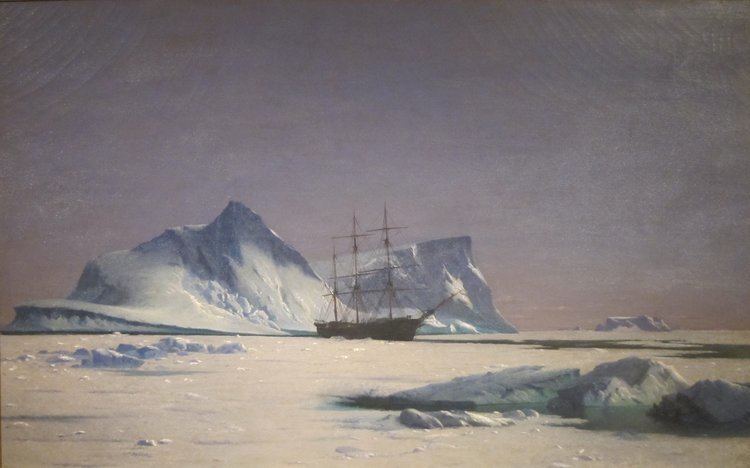 William Bradford (painter) FileScene in the Arctic by William Bradford De Young MuseumJPG