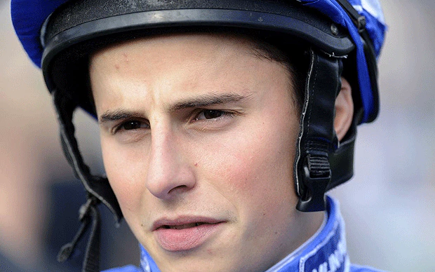 William Buick William Buick in high speeddash to ride Ortensia at