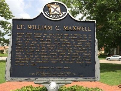 William C. Maxwell Lt William C Maxwell Air Force ROTC Maxwell AFB AL Alabama