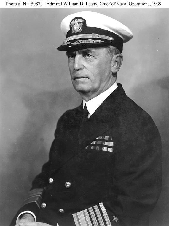 William D. Leahy US PeopleLeahy William D Fleet Admiral USN
