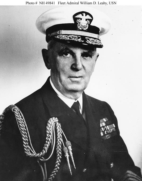 William D. Leahy US PeopleLeahy William D Fleet Admiral USN