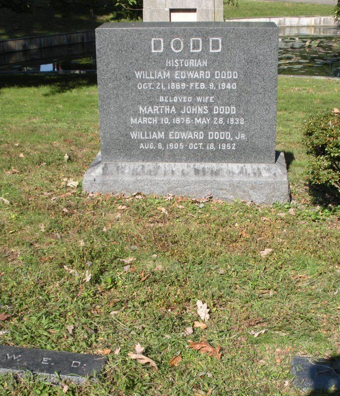 William Dodd (ambassador) William Edward Dodd 1869 1940 Find A Grave Memorial
