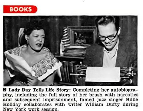 William Dufty Billie Holiday Completes Autobiography with Writer William Dufty
