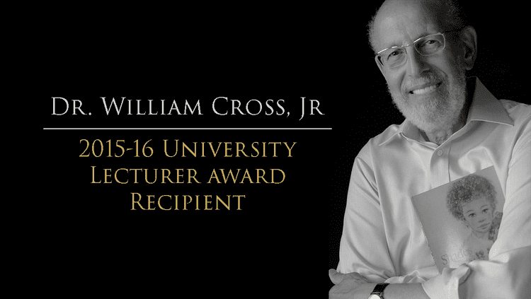 William E. Cross, Jr. Professor William Cross Jr Honored as University Lecturer