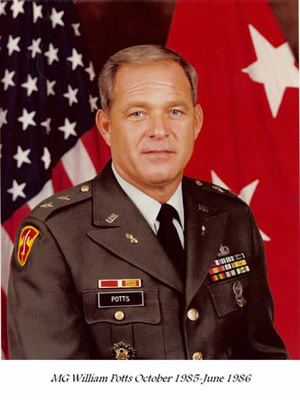 William E. Potts Major General William E Potts Chief of Ordnance 1985 1986 US